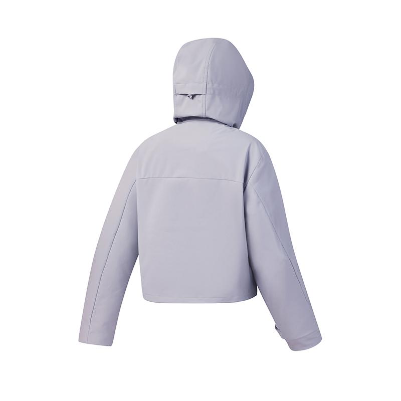 FILA Fitness Minimalist Fashion Classic Sports Training Gym Casual Comfortable Versatile Short Loose Hooded Woven Jacket Women jackets A11W611705FGY