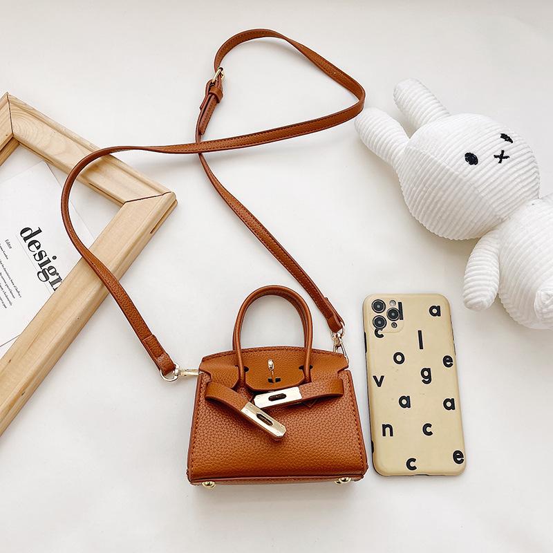 Stilvolle Mini-Prinzessin Umhängetasche: Trendige Kelly Handtasche & Vielseitiges Münzportemonnaie für Mädchen