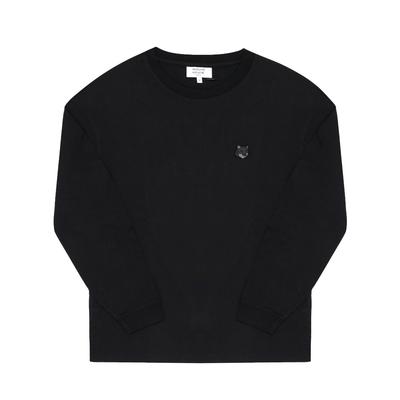 MaiSon KitSune Bold Fox Head Patch Men S Long Sleeve Tee Lm00109kj0118 P199