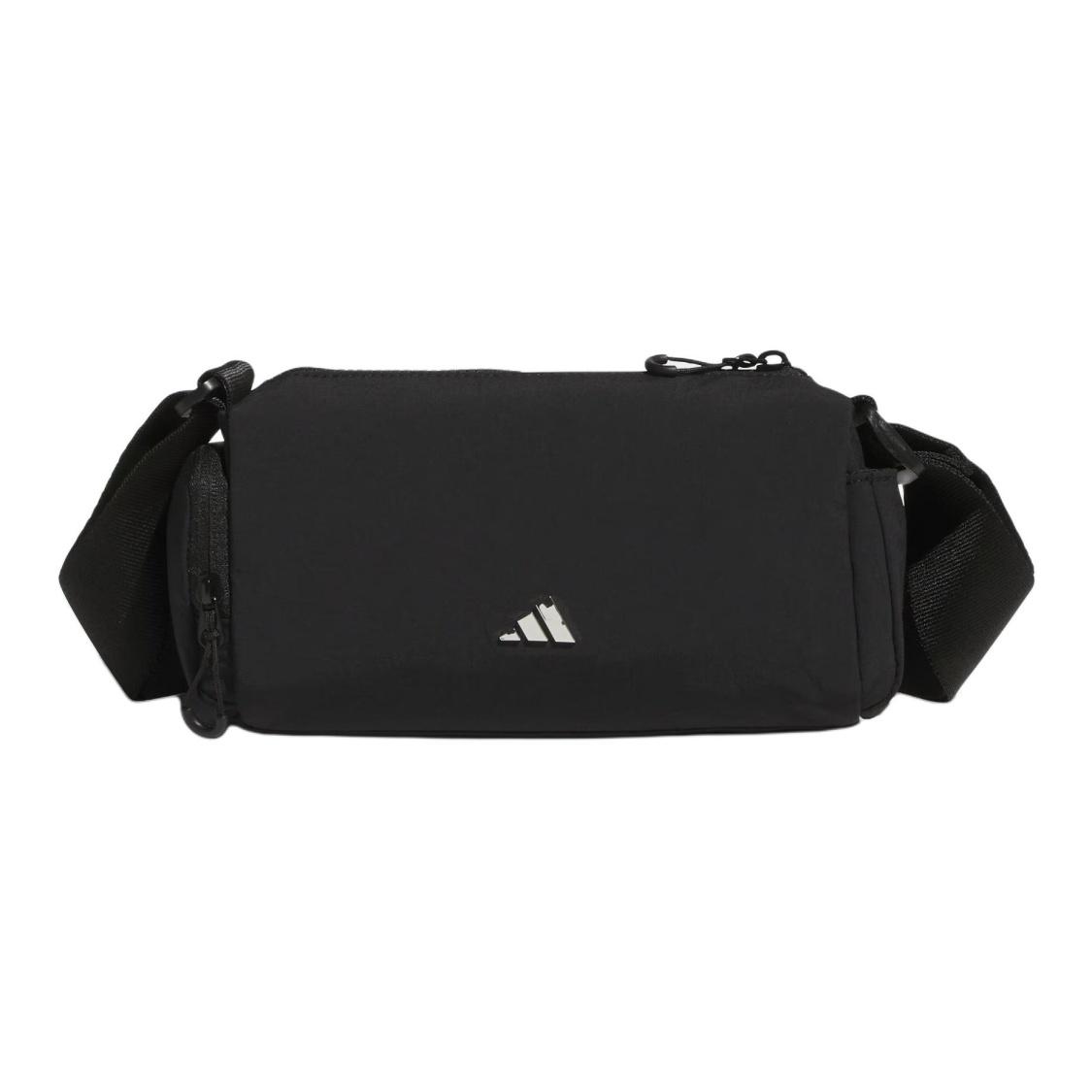 Adidas Recycled Polyester Shoulder Bag, Crossbody Bag Womens Black One Size