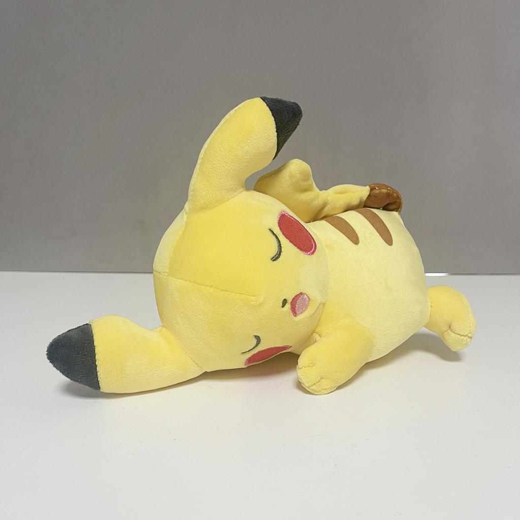 Cute Sylveon Peluche Doll Pikachu Sleeping Series Glaceon Leafeon Gengar Plush Charizard Sprigatito Piplup Stuffed Doll