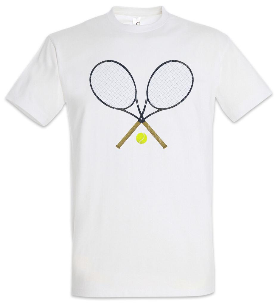 Tennis Rackets T-Shirt Mens Womens Tees Top Player Passion Love Addiction Court Field
