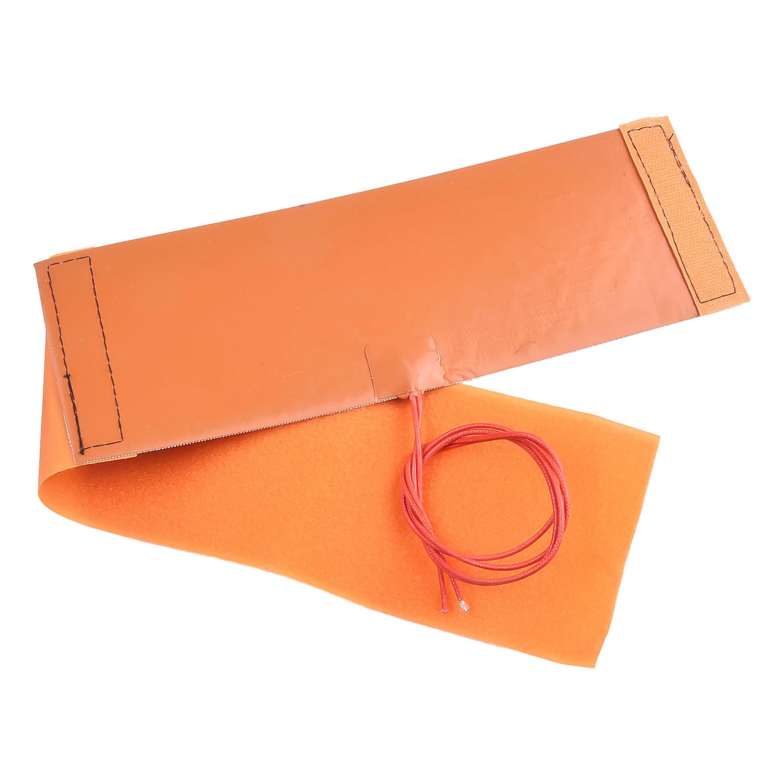 

12V 240W Element Silicone Bottle Heater Flexible/Heating Pad Mat Orange 10x30cm