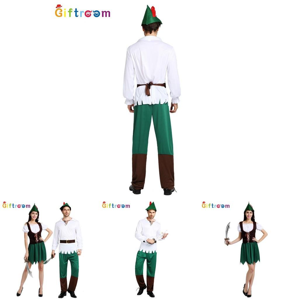 Unisex Kostým Cosplay Petra Pana na Halloween Pre Páry S Fantasy Témou Z Polyesterovej Látky