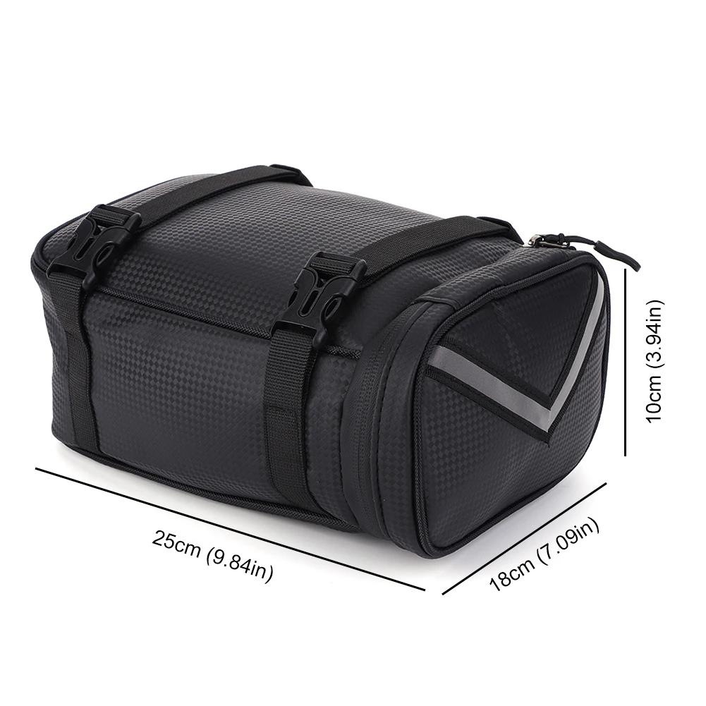 

Bike Front Bag Travel Tail Bags Bike Handlebar Bag For Luggage Rack Electric Bicycle Motorcycle Carrier Bike Hanging Bag Waterpr