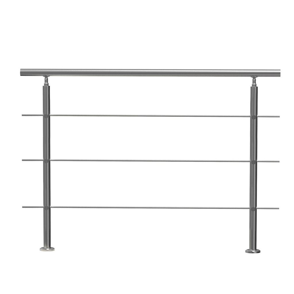 59 Zoll Handläufe für Außentreppen 3 Querstreben Treppe für Veranda Deck