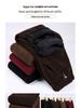 Mom's Corduroy Pants: Spring & Autumn Long, Middle-Aged & Elderly, Grandma's Winter Cotton Plus Velvet, Loose Fit, Large Size.