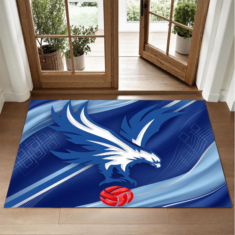 Crystal Palace Design Crystal Velvet Rug Soft Decorative Mat for Bedroom Entrance