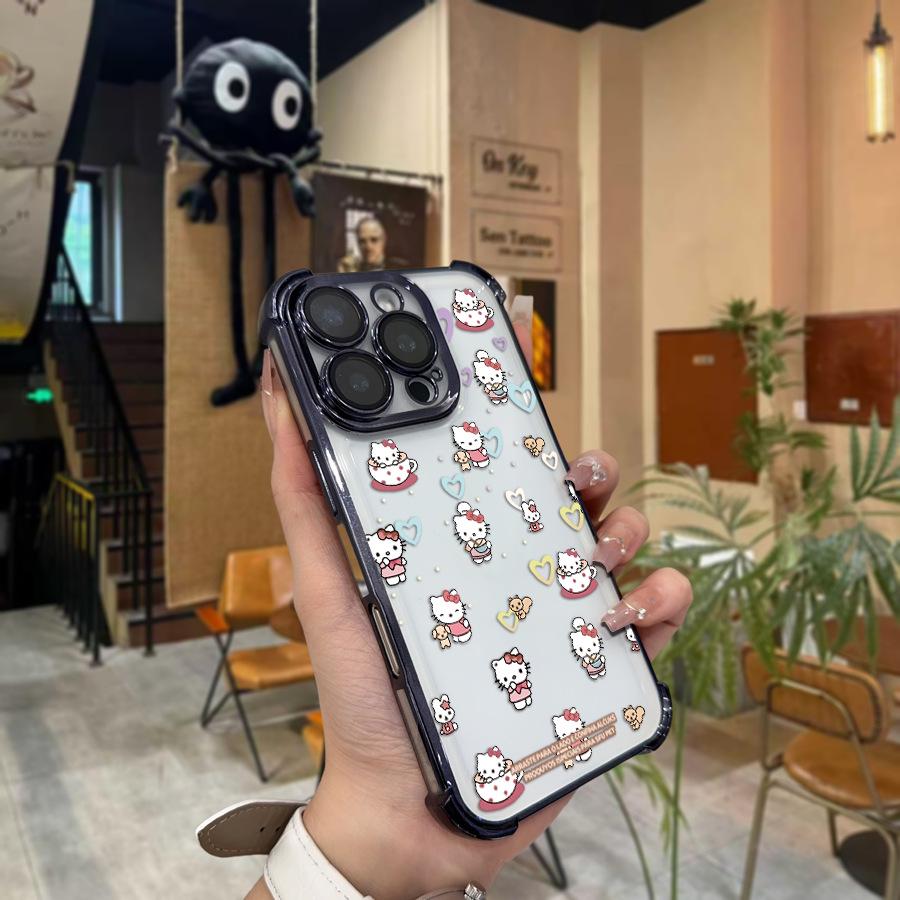 Sanrio TK Full Plating Apple 15PM Black Phone Case