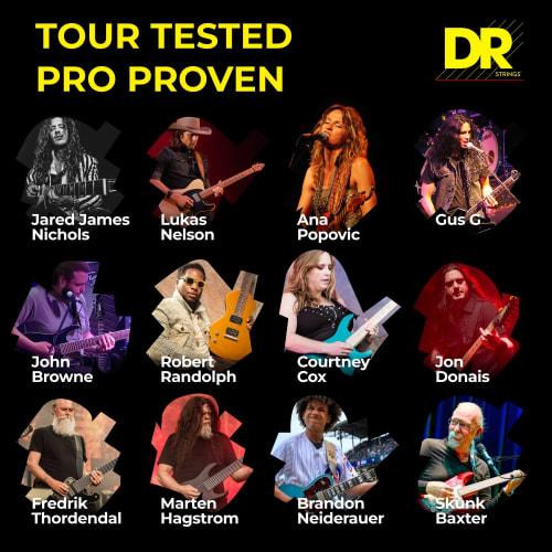 DR Pure Blues Electric Guitar Strings, Nickel, .010-.046, PHR-10