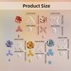10Pcs Flower Clay Cutter Clay Molds for Earrings Making, 5 Shape Geometric Flower Clay Cutter, 5 Shape Petal Clay Cutter