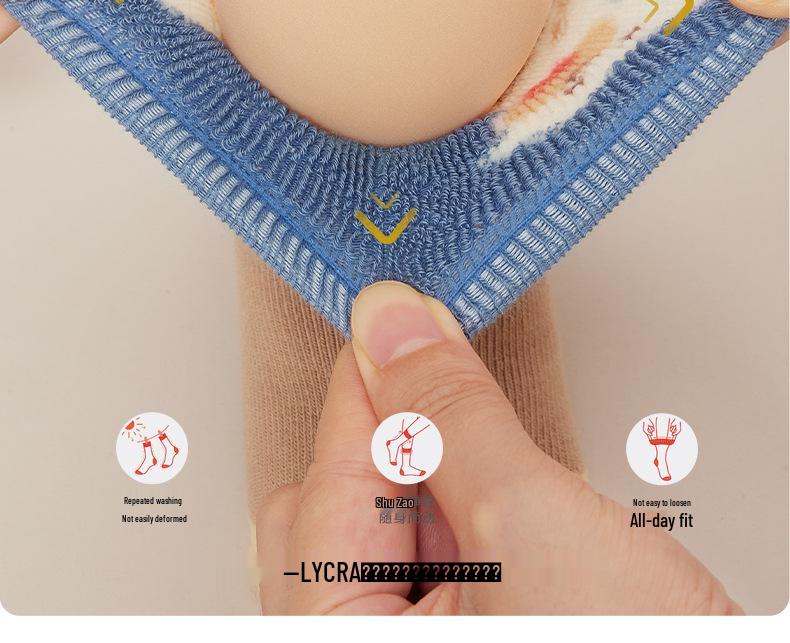 Nidoran Baby Terry Socks - Thick Cotton, Winter Mid-Calf, Seamless for Boys