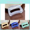 Oversized 40mm Acrylic Hair Claw Clip With Chic Rhinestone Accents For Glamorous Looks