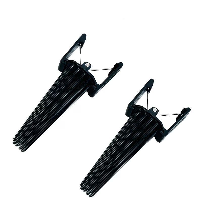 1/2pcs High Crown Volumizing Hair Clips Plastic Root Fluffy Curling Hairpin with Multiple Teeth Non-Slip Hairstyle Tools