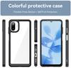 For Samsung Galaxy A07 Case TPU+Acrylic Protective Clear Phone Cover