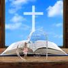Serce Akrylowe Znak, Religijne Prezenty dla Kobiet, Chrześcijańskie Prezenty Akrylowe Serca Ozdoba, Inspirujący Prezent Pisma Świętego Motywujący Prezent Serca