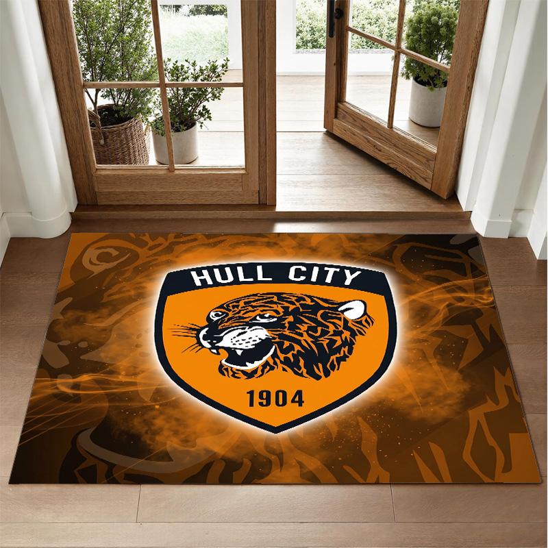 Hull FC Design Crystal Velvet Rug Soft Decorative Mat for Bedroom Entrance