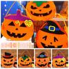 Cloth Halloween Light Glowing Halloween Ornament Interesting Pumpkin Lantern  Thanksgiving