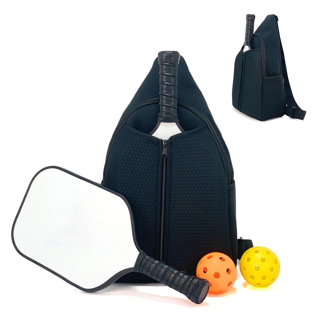 2025 Portable Sports Bag for Badminton, Tennis & Pickleball - Fits 2 Rackets, Handheld, Large-Capacity, Down Cotton