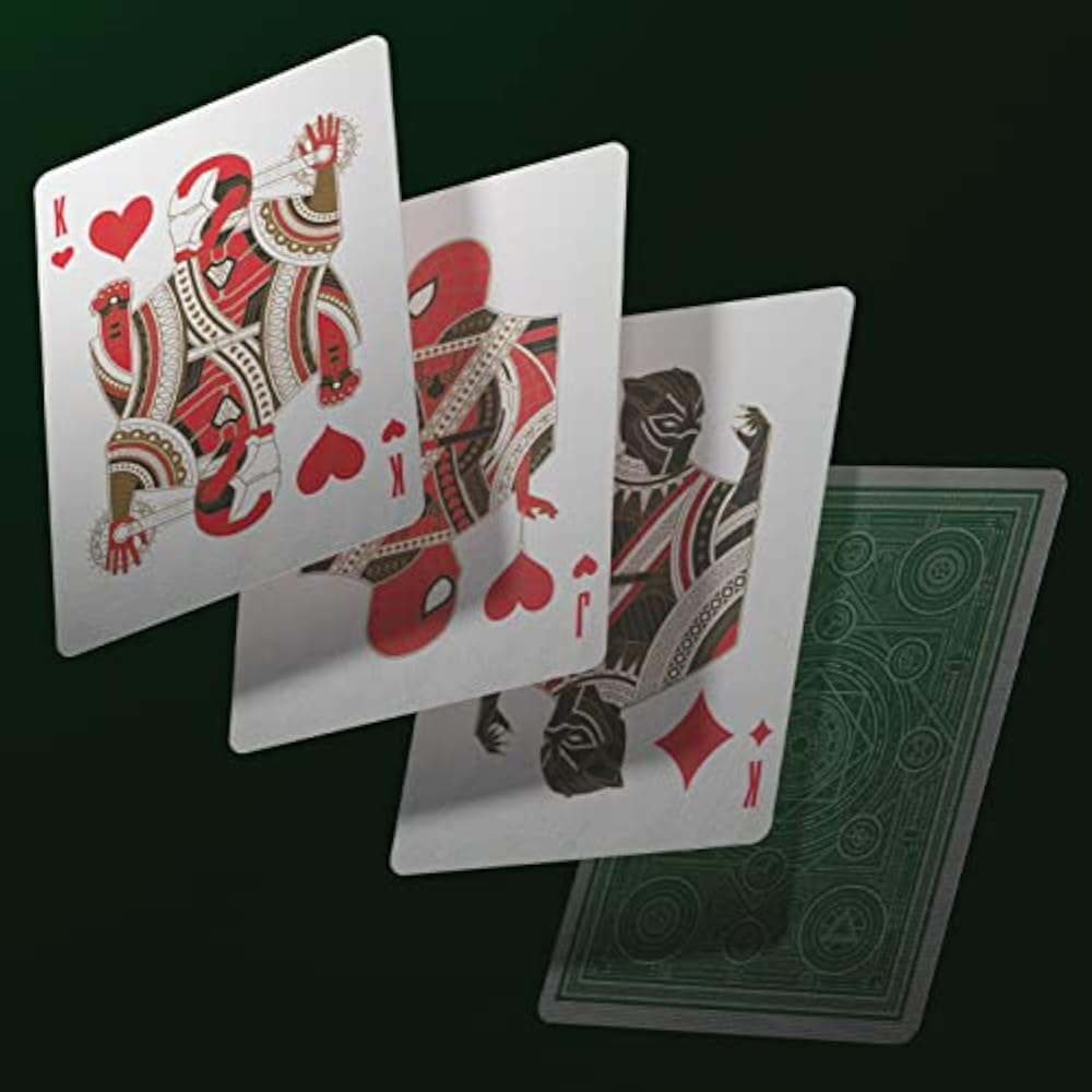 Theory11 Avengers: Infinity Saga Playing Cards Green