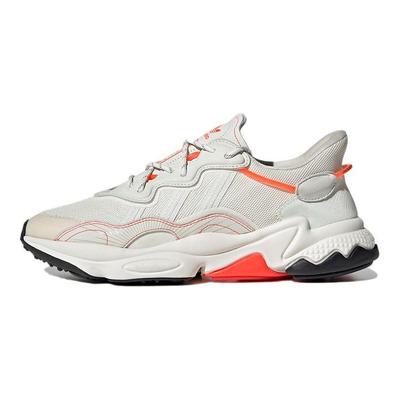 Originals Ozweego Punta Rotonda Allacciatura Antiscivolo Durevole Sneakers Lifestyle Basse Unisex Beige Arancione GY3539