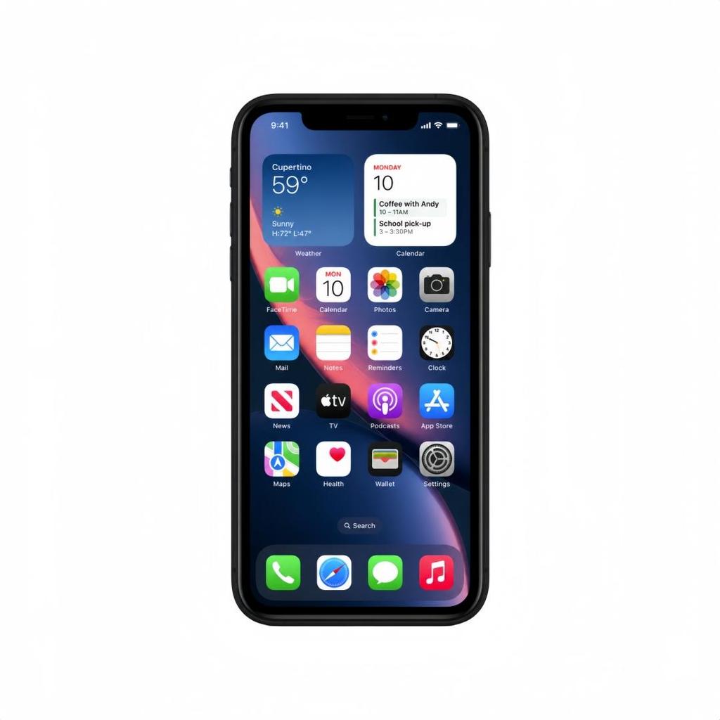 Refurbished Apple iPhone Xr 6.1'' 3GB RAM 64GB ROM Black 4G LTE Unlocked Smartphone With Single SIM