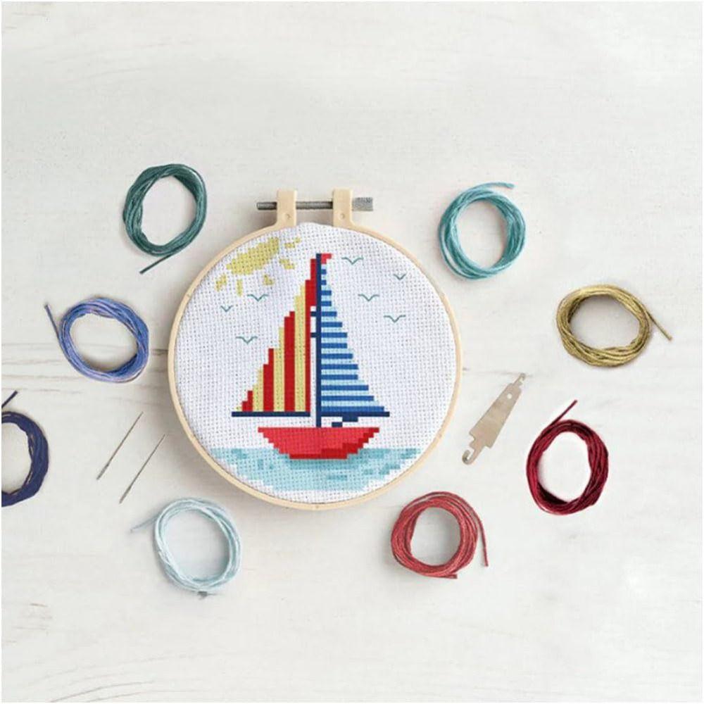 Cross Stitch Advent Calendar Christmas Countdown Embroidery Kit Calendar Cross Stitch