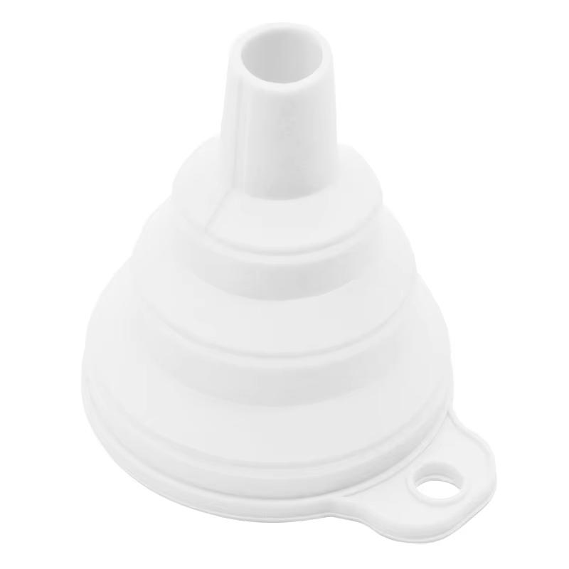 1/2/4PCS Silicone Collapsible mini Foldable Funnel  Portable Funnels for Fuel Hopper Beer Oil Kitchen Accessories Tools Items