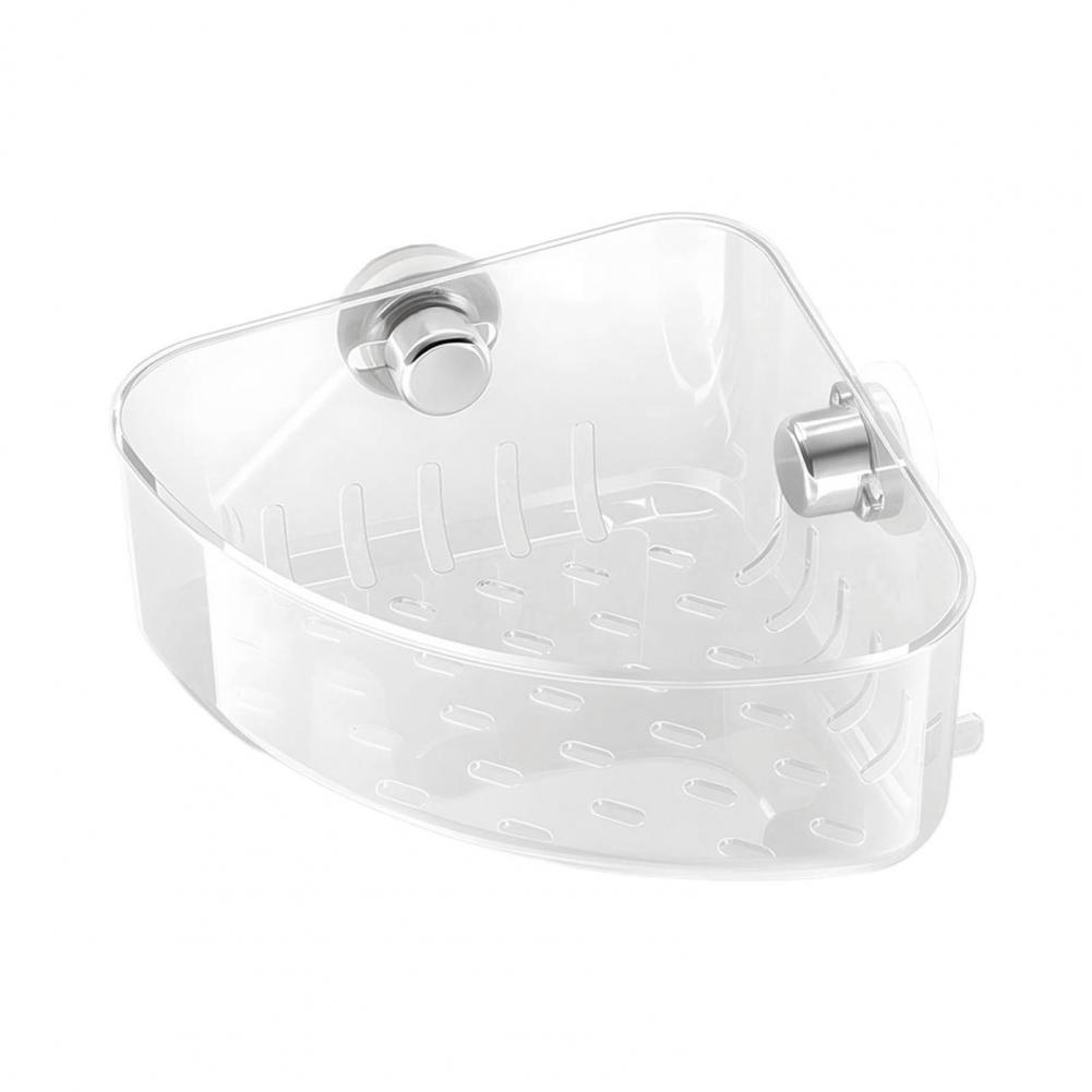 Suction Cup Sponge Holder Sink Organizer Kitchen Sink Caddy Organizer with Strong Load-bearing Suction Cup Capacity