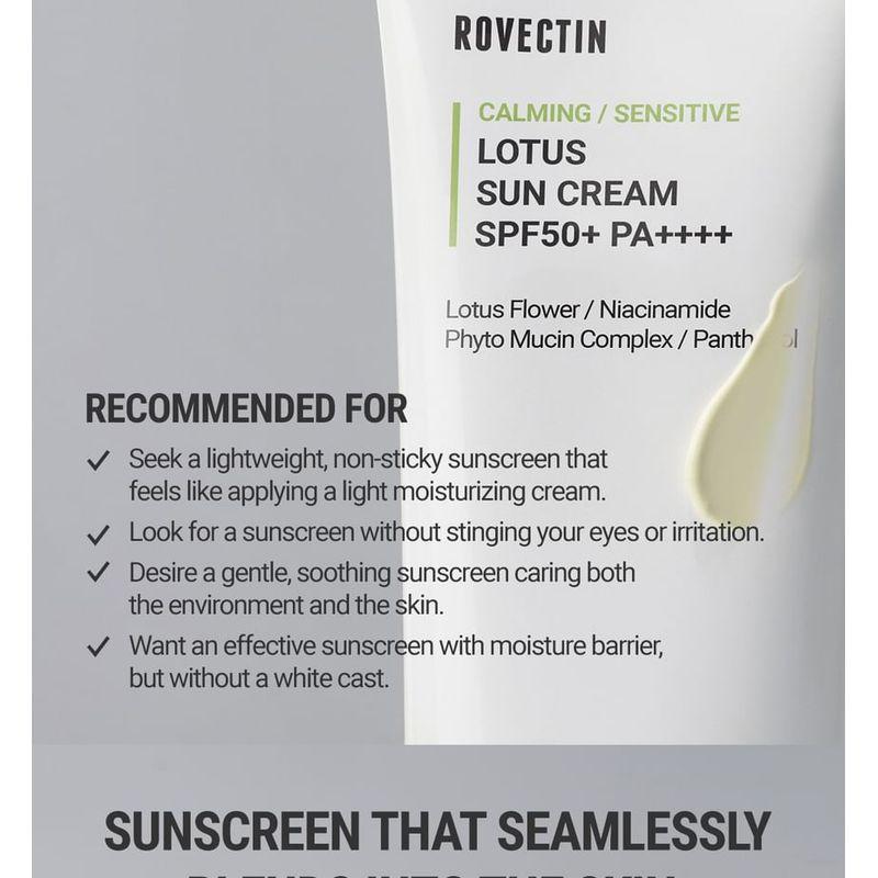 ROVECTIN Calming Lotus Sun Cream Mini