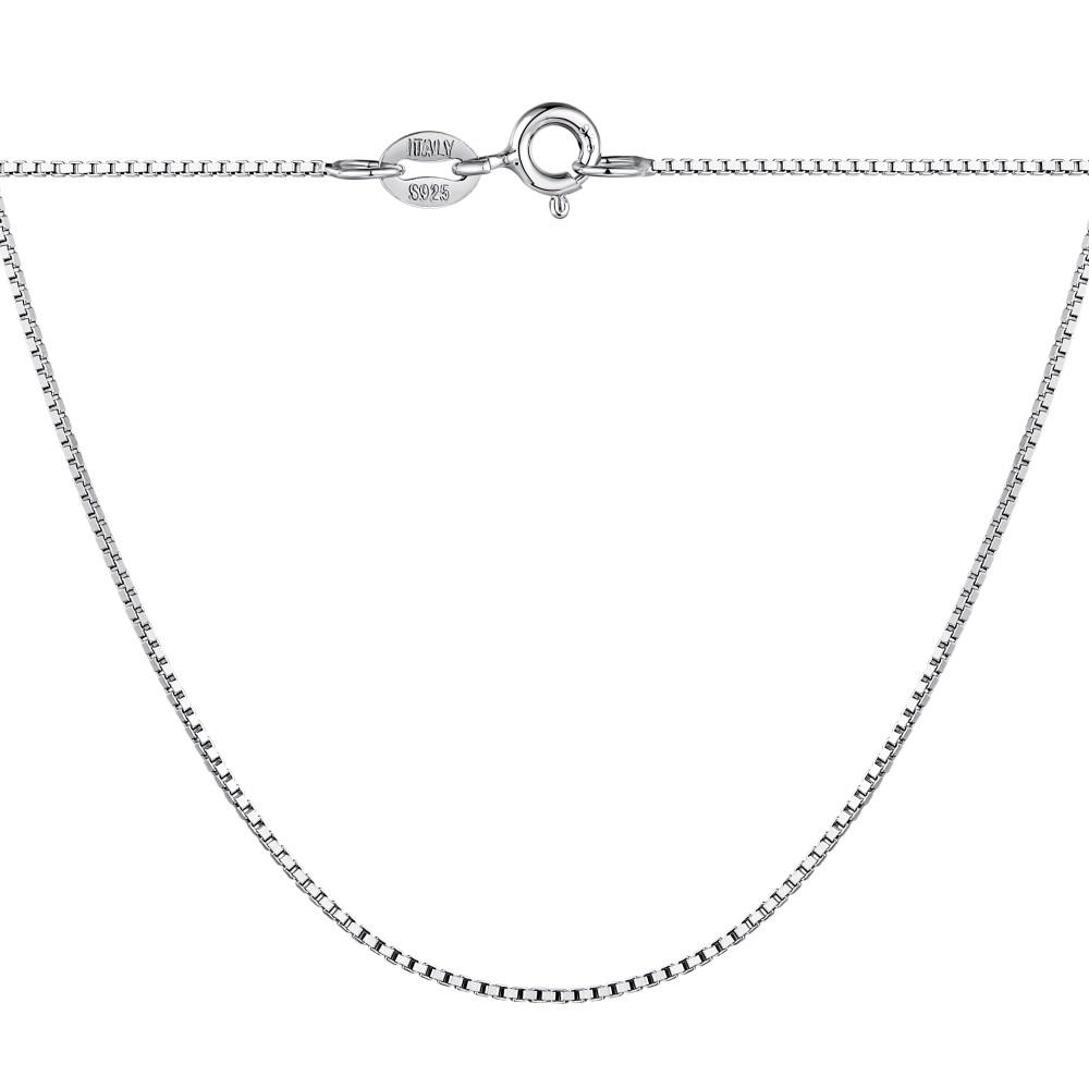 Dylam Professional Jewelry Supplier Factory S925 Silver Link Chain Necklace for Women Dress up 40cm