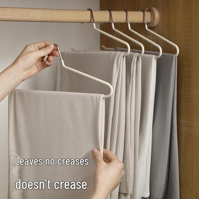 JINGRUIXIANG Z-Shaped Non-Slip Goose Neck Pants Hangers