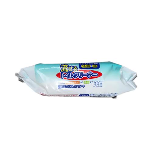 Daiichi Paper Flushable Toilet Cleaner, 150 Sheets (5 Packs of 30 Sheets), Disinfectant & Deodorizing, Embossed Cleaning Sheets for Toilet Bowl, Seat,