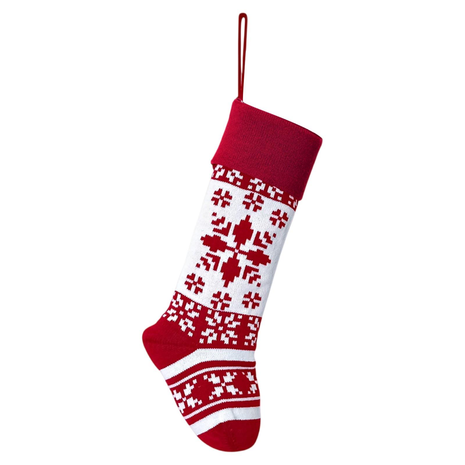 

Christmas Socks Candy Bag Christmas Pendant Gift Bag One Size