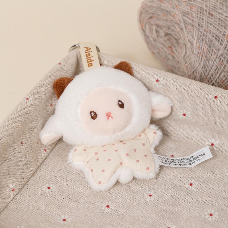 Niedlicher Tier-Plüsch-Schlüsselanhänger 12 Stile Weiche Flauschige Mini-Puppe Taschenanhänger Perfekt als Rucksackzubehör und Geschenke. 10cm