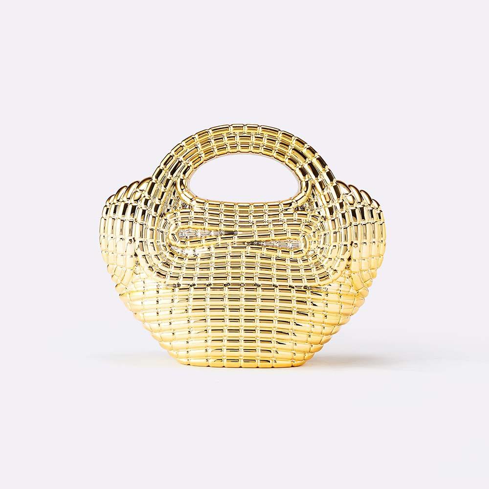 Новая акриловая сумка модная персонализированная сумочка вечерняя сумочка для знаменитостей золотой