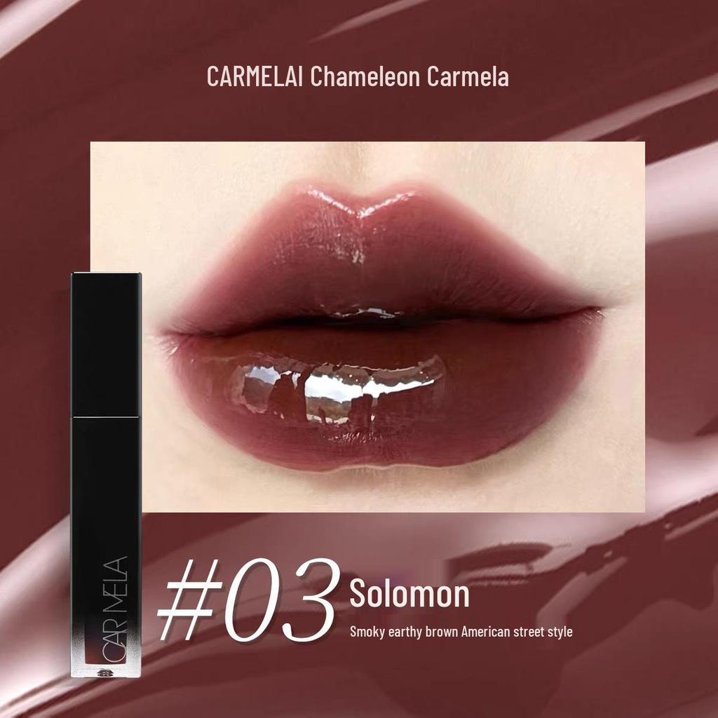 Carmela Lipstick: Renaissance Lip Mud - Dark Style Essential In Black, Brown, Super White.