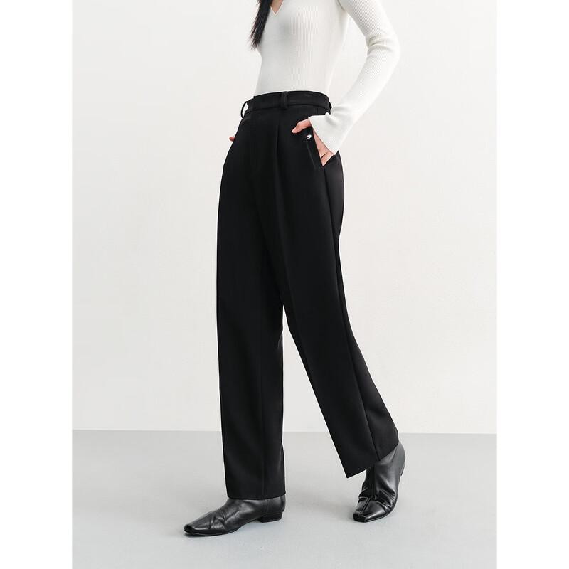 PEACEBIRD Women's High-Waisted Tapered Casual Pants