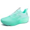 Summer lightweight carbon plate breathable running shoes couple non-slip shock absorption rebound casual sports men's shoes
