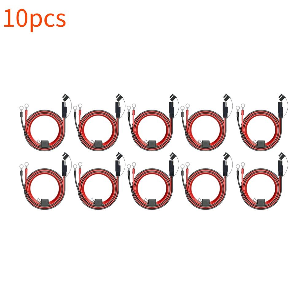 Charger Cable For Motorcycle Battery Terminal To SAE Quick Extension Cable With 10A Fuse O Connector Battery Charger Adapter
