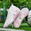 Men's High-Top Breathable Long Stud Professional Football Shoes