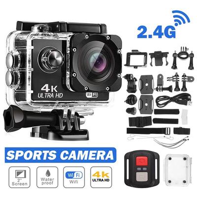 Action Camera Ultra HD 4K 30fps WiFi 2.0-inch 170D Waterproof Helmet
