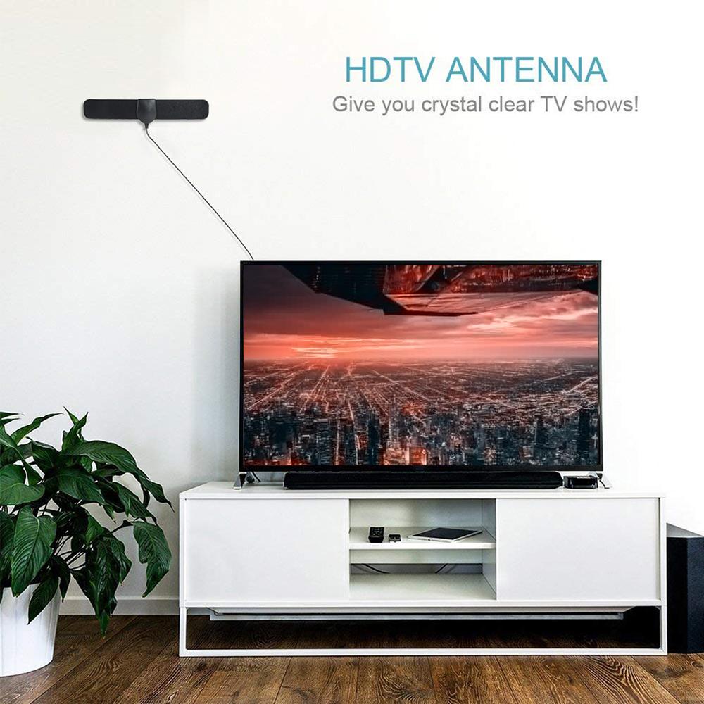 980 Miles Indoor Digital TV Antenna Satellite Receiving Antenna DVB-T2  1080P High Gain 20 dBi Amplifier Aerial TV-Antenna 2025