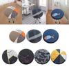 Stretchy Round Bar Stool Cover, Washable Barstool Chair Seat Cover Printed, Non