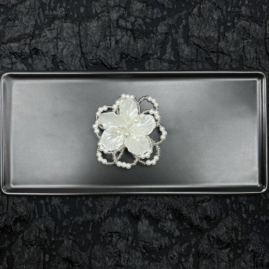 Dopamine Handcrafted Beaded Jelly Shoes Sports Sandals Accessory Diy Shoe Decorative Colorful Flower Slippers Buckles