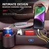 Car Seat Crevice Storage Box Seat Gap Slit Pocket Catcher Organizer Car Interior Accessories For Ford Escape C520 ZC/ZD C520N C519