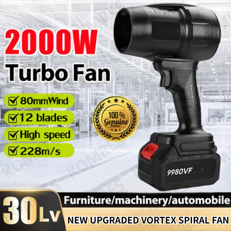 Cordless Ultra-Violent Turbo Fan Hand Holding Electric Car Blower Portable Hurricane Snow Leaf Dust Blower