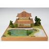 Woody Joe 1/75 Jisho-ji Temple Ginkakuji Wooden Model Assembly Kit, Molded Color