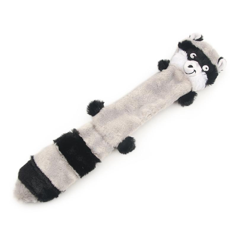 Animal Raccoon Pet Toy Clean Tooth Squeaky Dog Toy Molar Chew Dog Toy