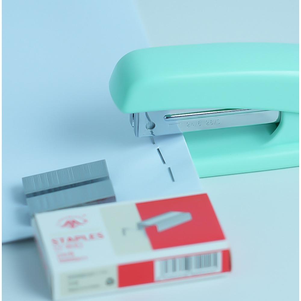 Green Desktop Office Set, Stapler, Scissors, Tape, Stapler, Staple Set